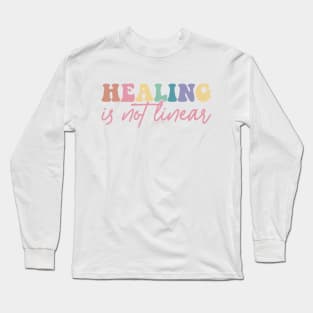 Healing is no Linear Long Sleeve T-Shirt